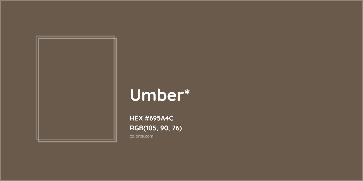 HEX #695A4C Color Name, Color Code, Palettes, Similar Paints, Images