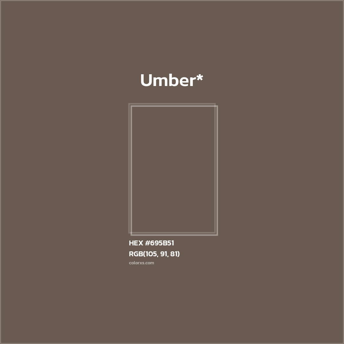 HEX #695B51 Color Name, Color Code, Palettes, Similar Paints, Images