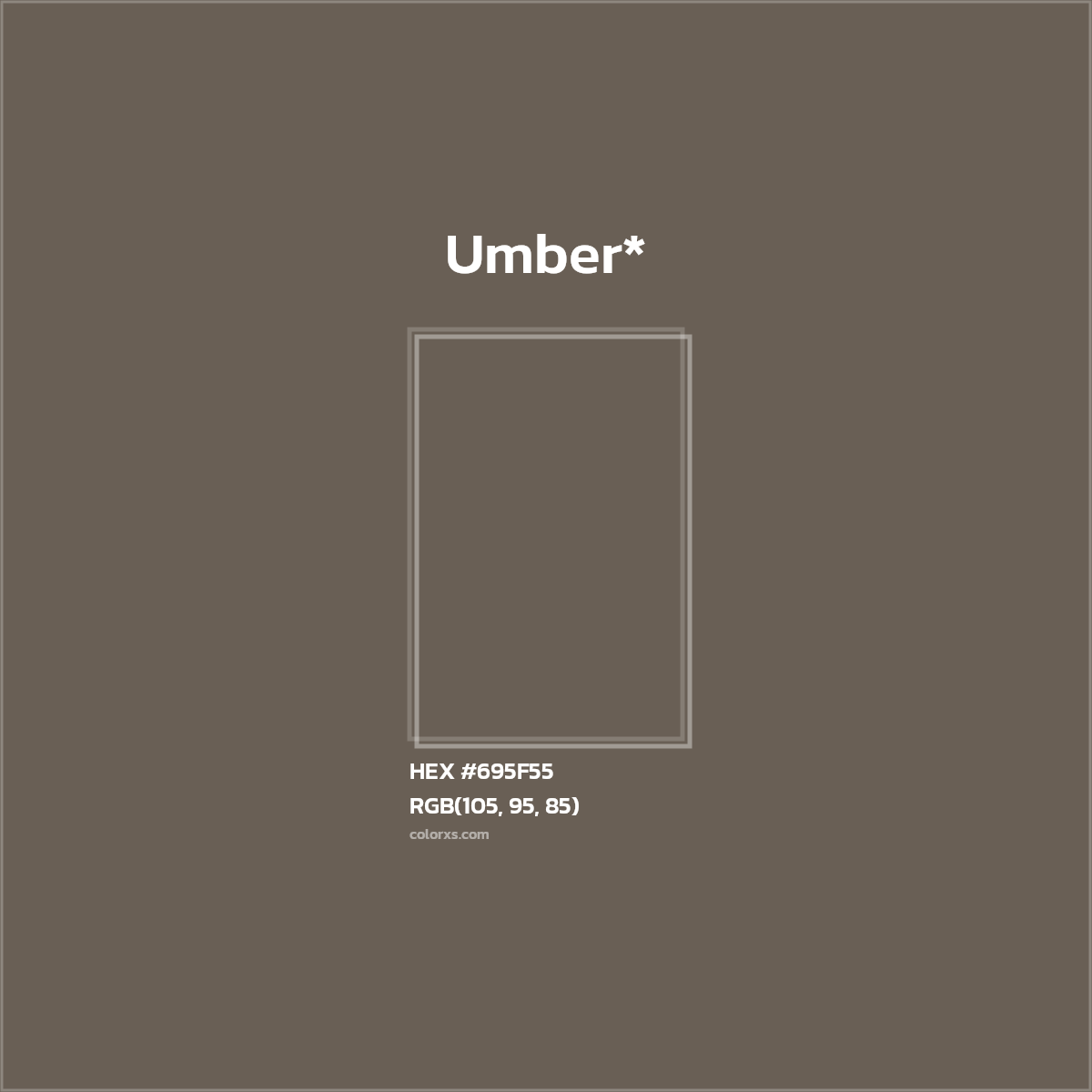 HEX #695F55 Color Name, Color Code, Palettes, Similar Paints, Images