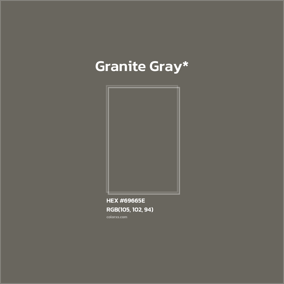 HEX #69665E Color Name, Color Code, Palettes, Similar Paints, Images