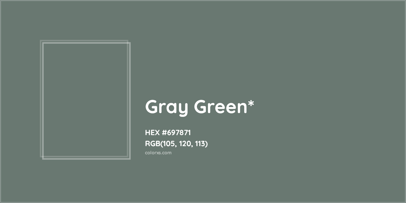 HEX #697871 Color Name, Color Code, Palettes, Similar Paints, Images
