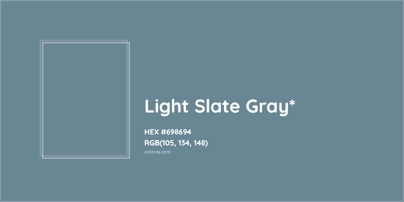 HEX #698694 Color Name, Color Code, Palettes, Similar Paints, Images