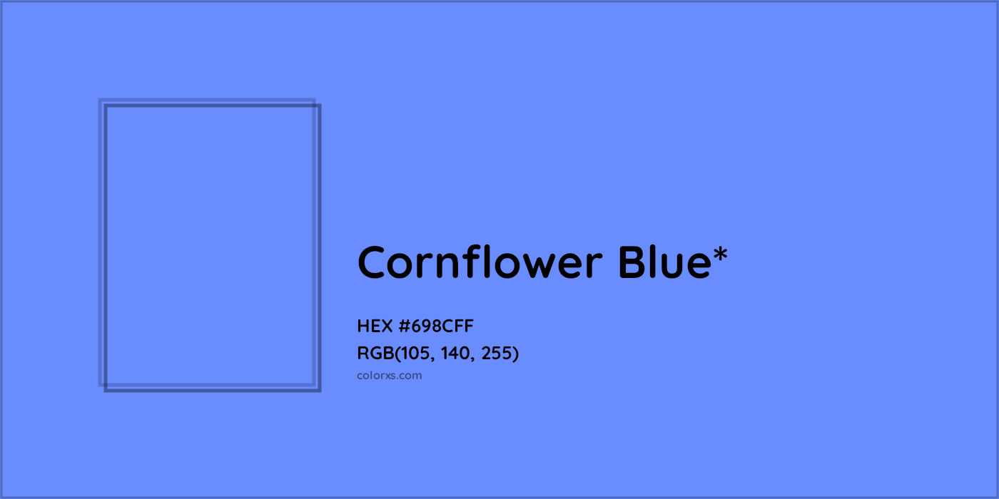 HEX #698CFF Color Name, Color Code, Palettes, Similar Paints, Images