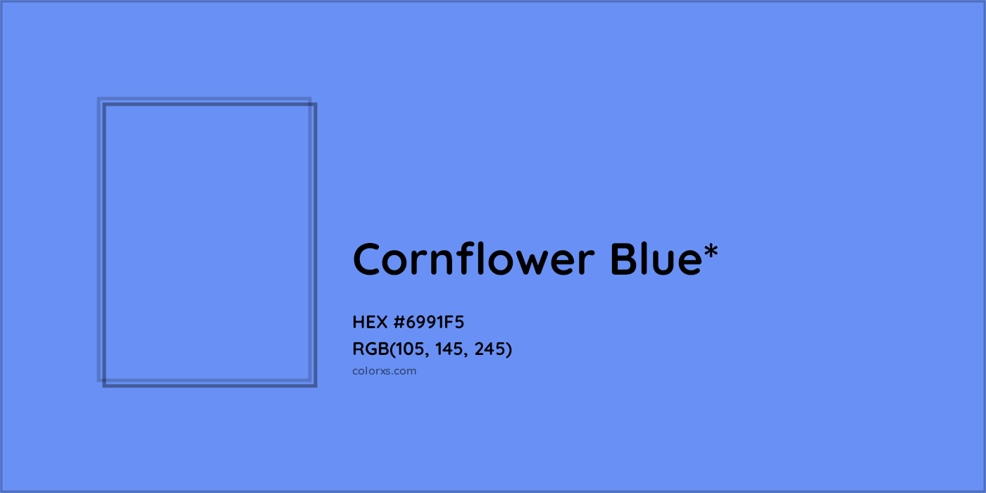 HEX #6991F5 Color Name, Color Code, Palettes, Similar Paints, Images