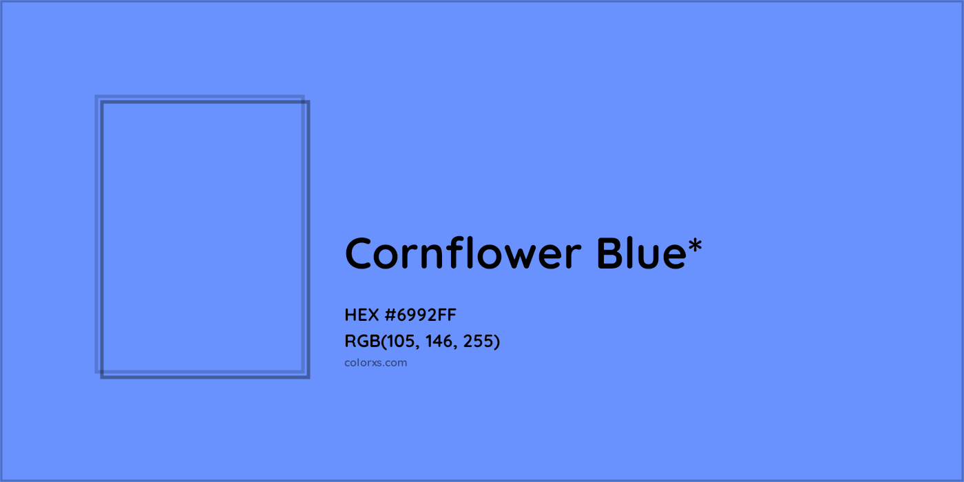 HEX #6992FF Color Name, Color Code, Palettes, Similar Paints, Images