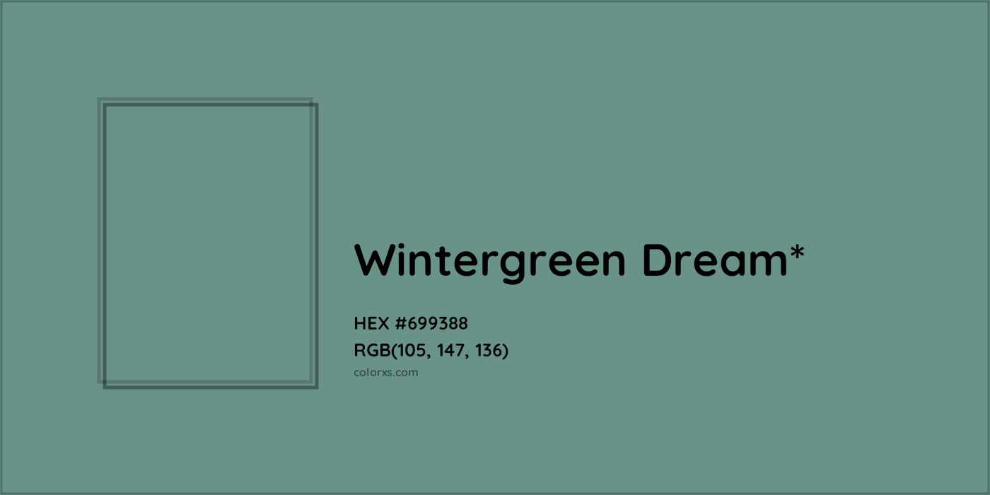 HEX #699388 Color Name, Color Code, Palettes, Similar Paints, Images