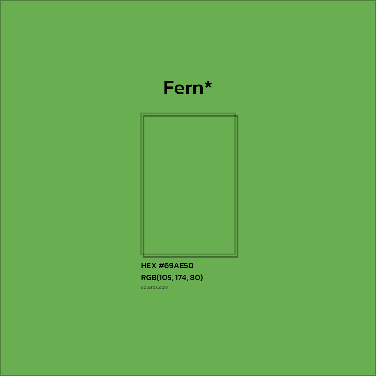 HEX #69AE50 Color Name, Color Code, Palettes, Similar Paints, Images