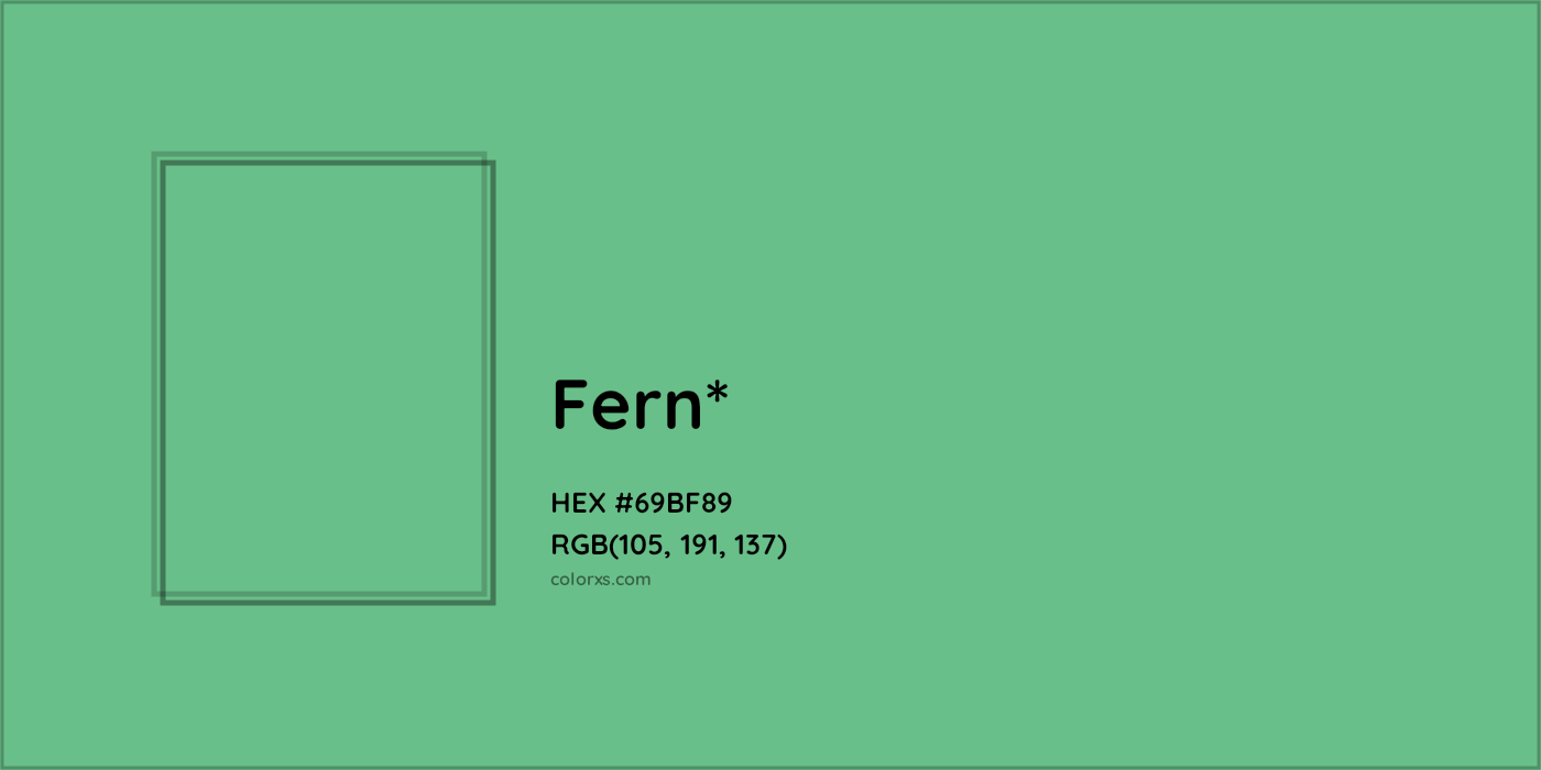 HEX #69BF89 Color Name, Color Code, Palettes, Similar Paints, Images