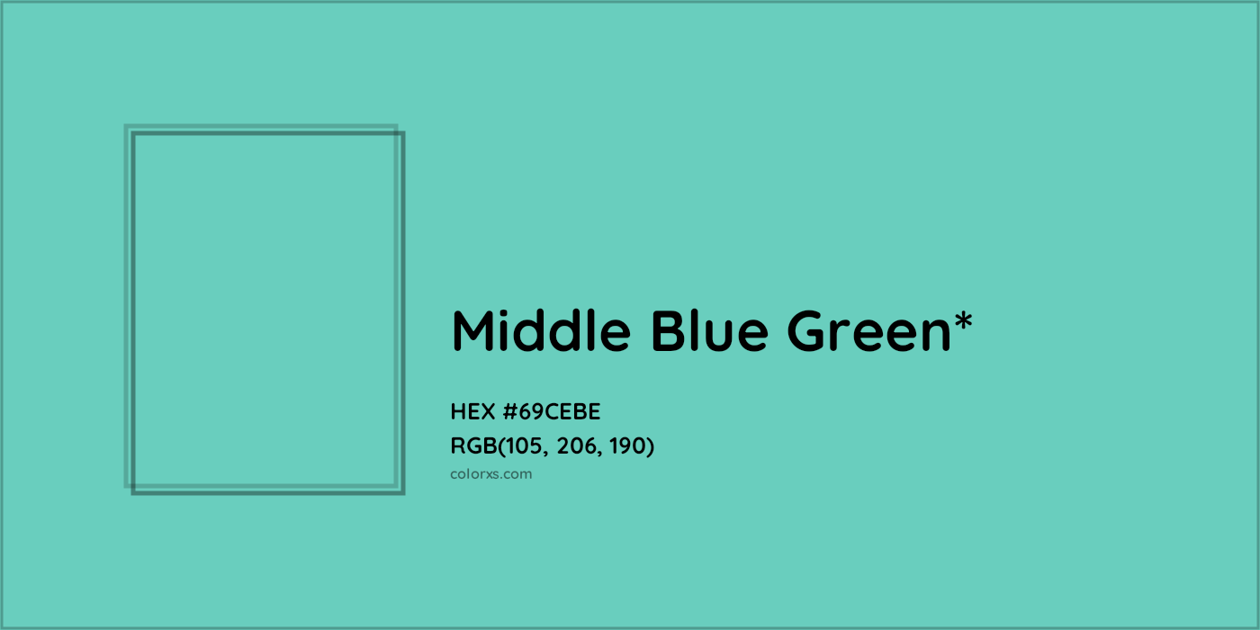 HEX #69CEBE Color Name, Color Code, Palettes, Similar Paints, Images