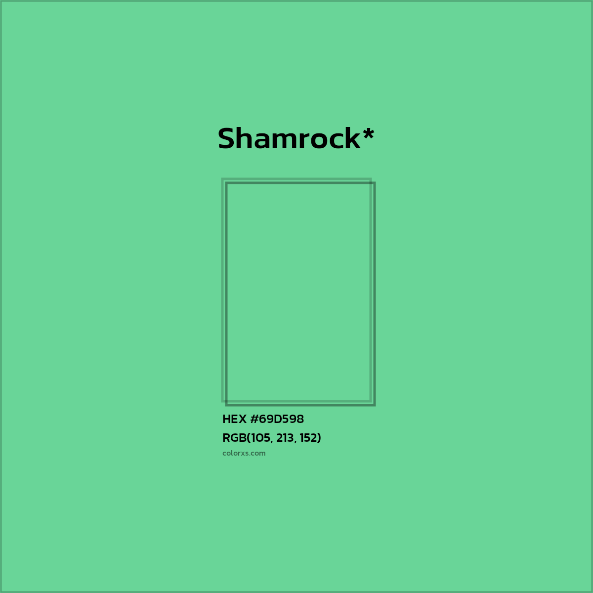 HEX #69D598 Color Name, Color Code, Palettes, Similar Paints, Images