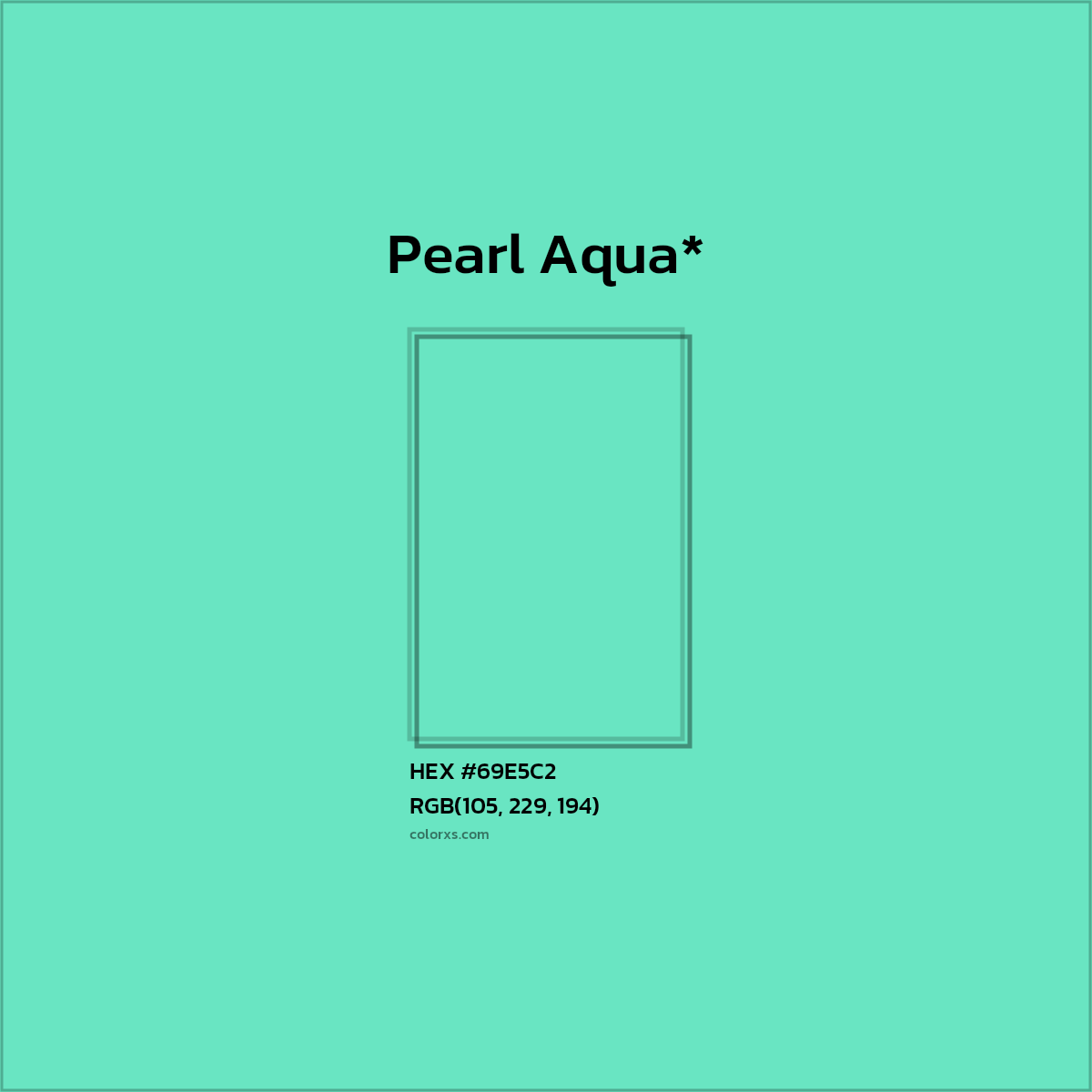 HEX #69E5C2 Color Name, Color Code, Palettes, Similar Paints, Images