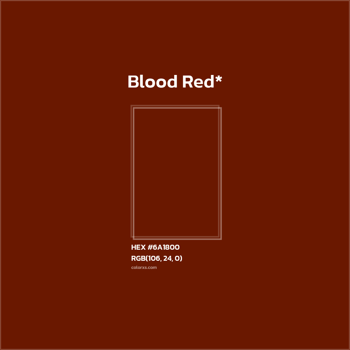 HEX #6A1800 Color Name, Color Code, Palettes, Similar Paints, Images