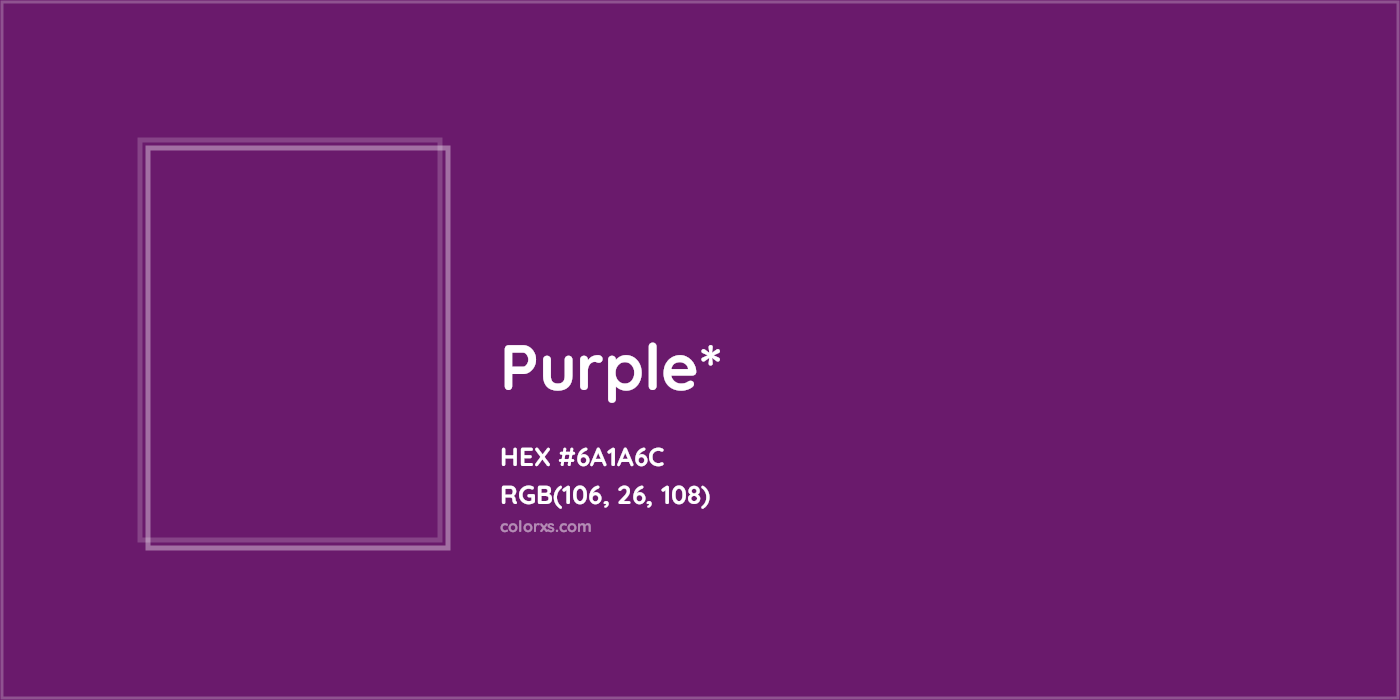 HEX #6A1A6C Color Name, Color Code, Palettes, Similar Paints, Images