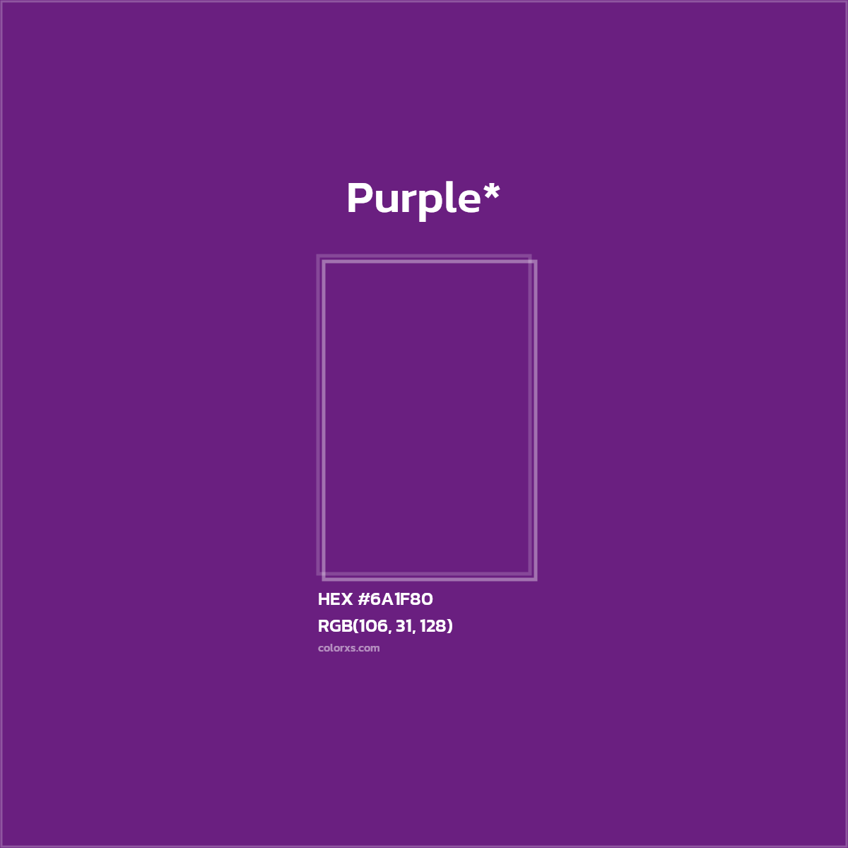 HEX #6A1F80 Color Name, Color Code, Palettes, Similar Paints, Images