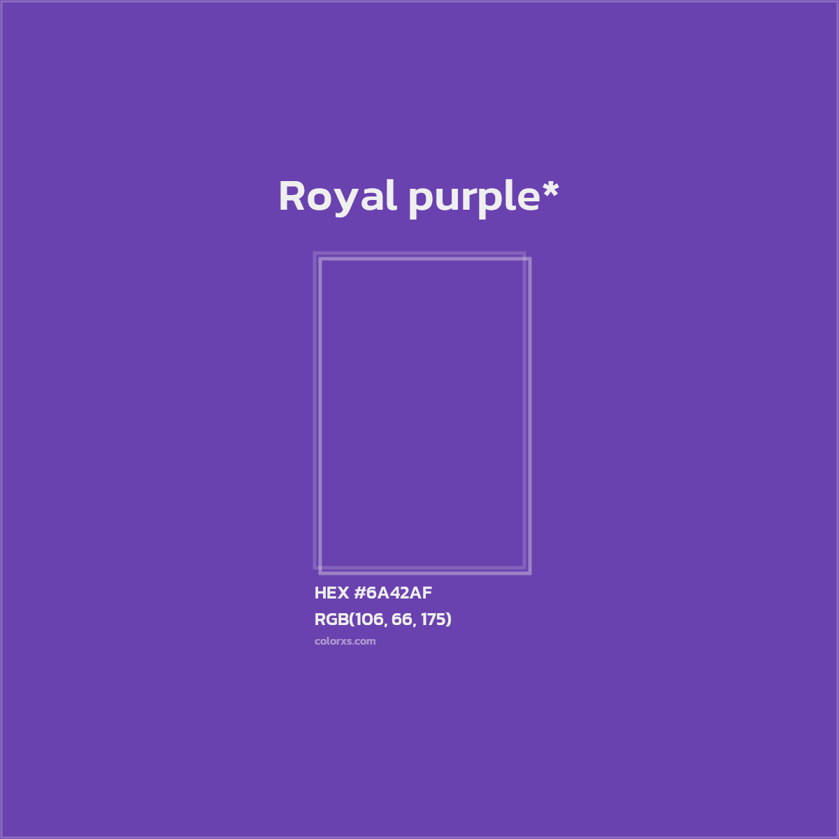 HEX #6A42AF Color Name, Color Code, Palettes, Similar Paints, Images
