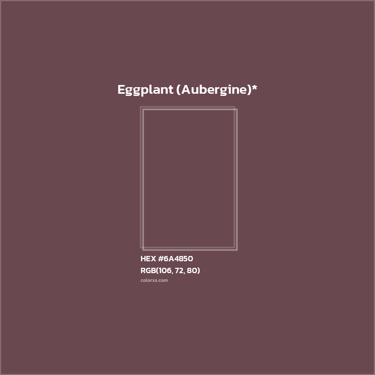 HEX #6A4850 Color Name, Color Code, Palettes, Similar Paints, Images
