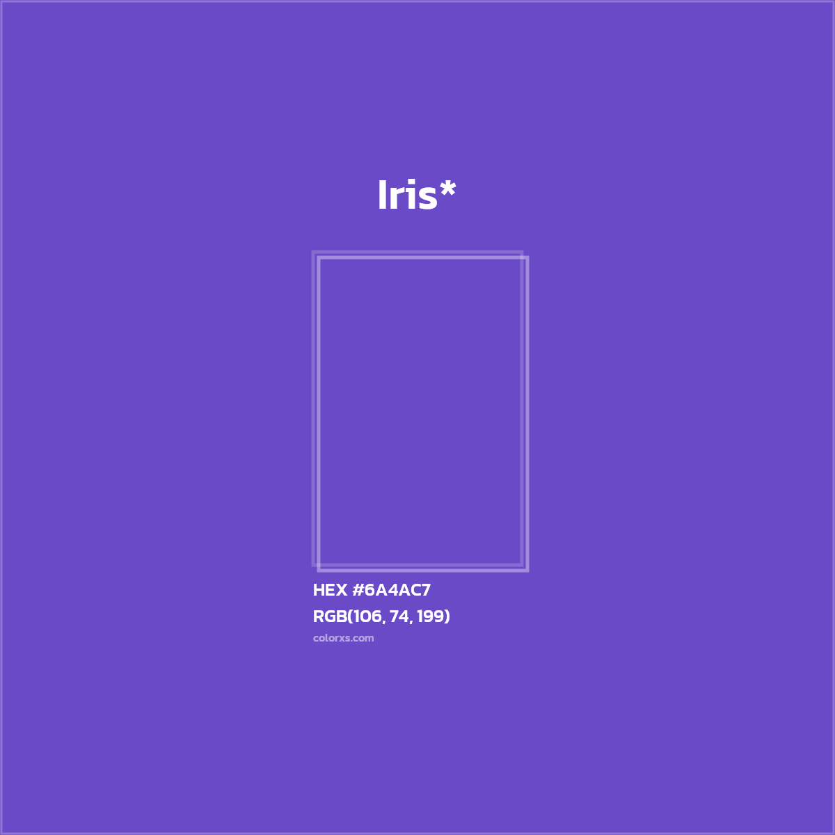 HEX #6A4AC7 Color Name, Color Code, Palettes, Similar Paints, Images