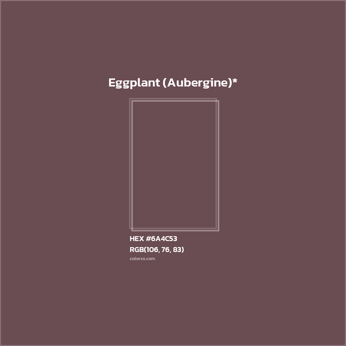 HEX #6A4C53 Color Name, Color Code, Palettes, Similar Paints, Images