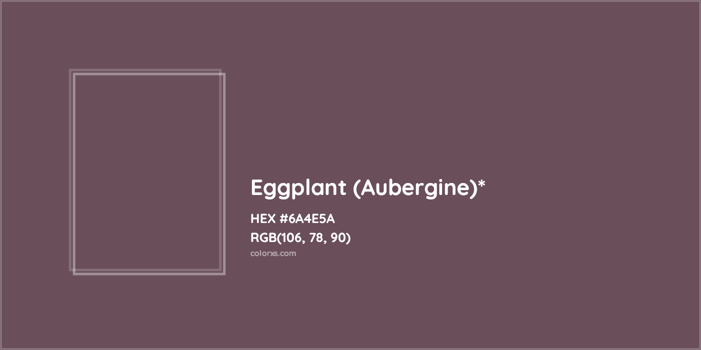 HEX #6A4E5A Color Name, Color Code, Palettes, Similar Paints, Images
