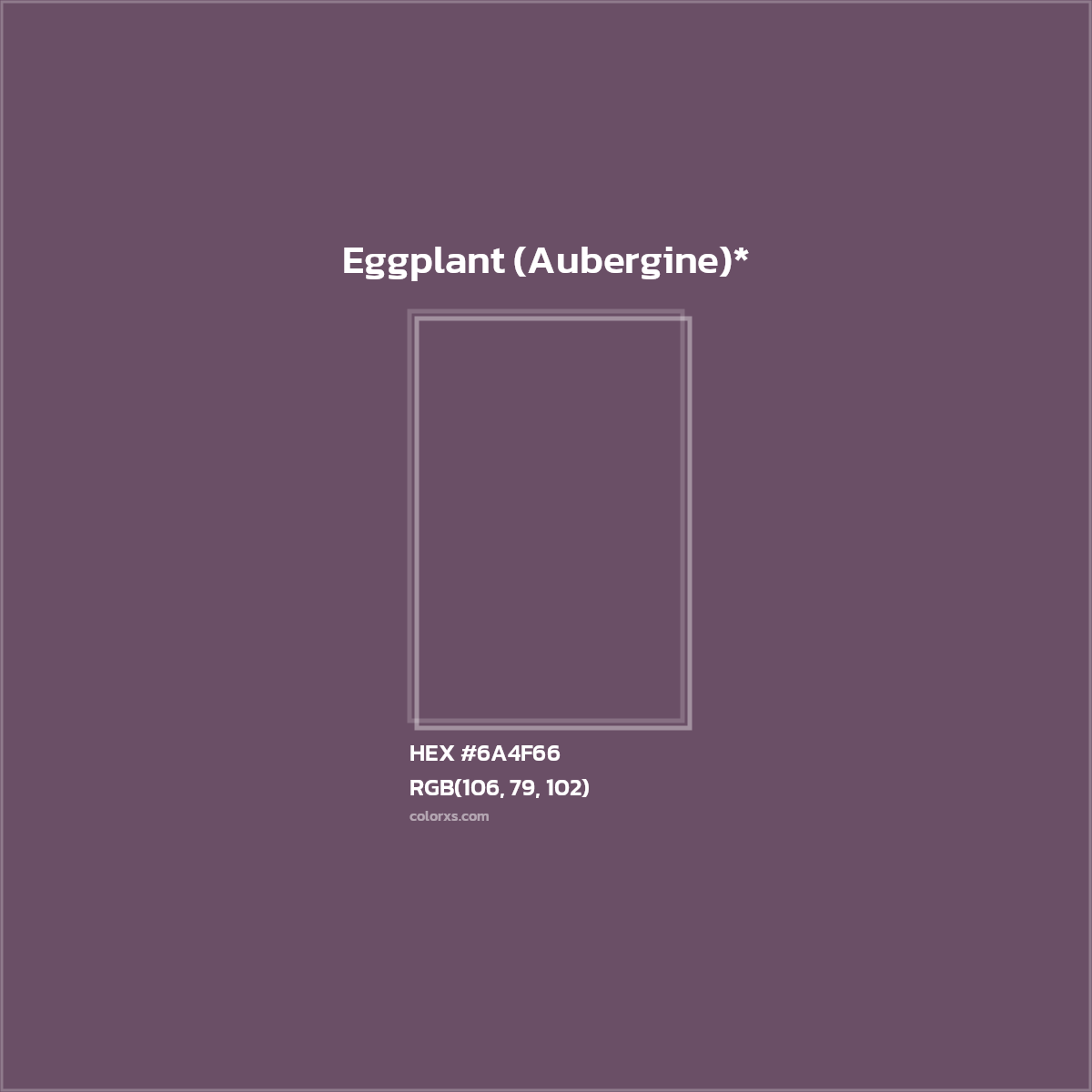 HEX #6A4F66 Color Name, Color Code, Palettes, Similar Paints, Images