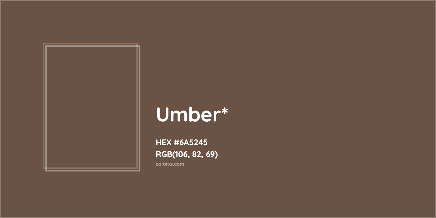 HEX #6A5245 Color Name, Color Code, Palettes, Similar Paints, Images