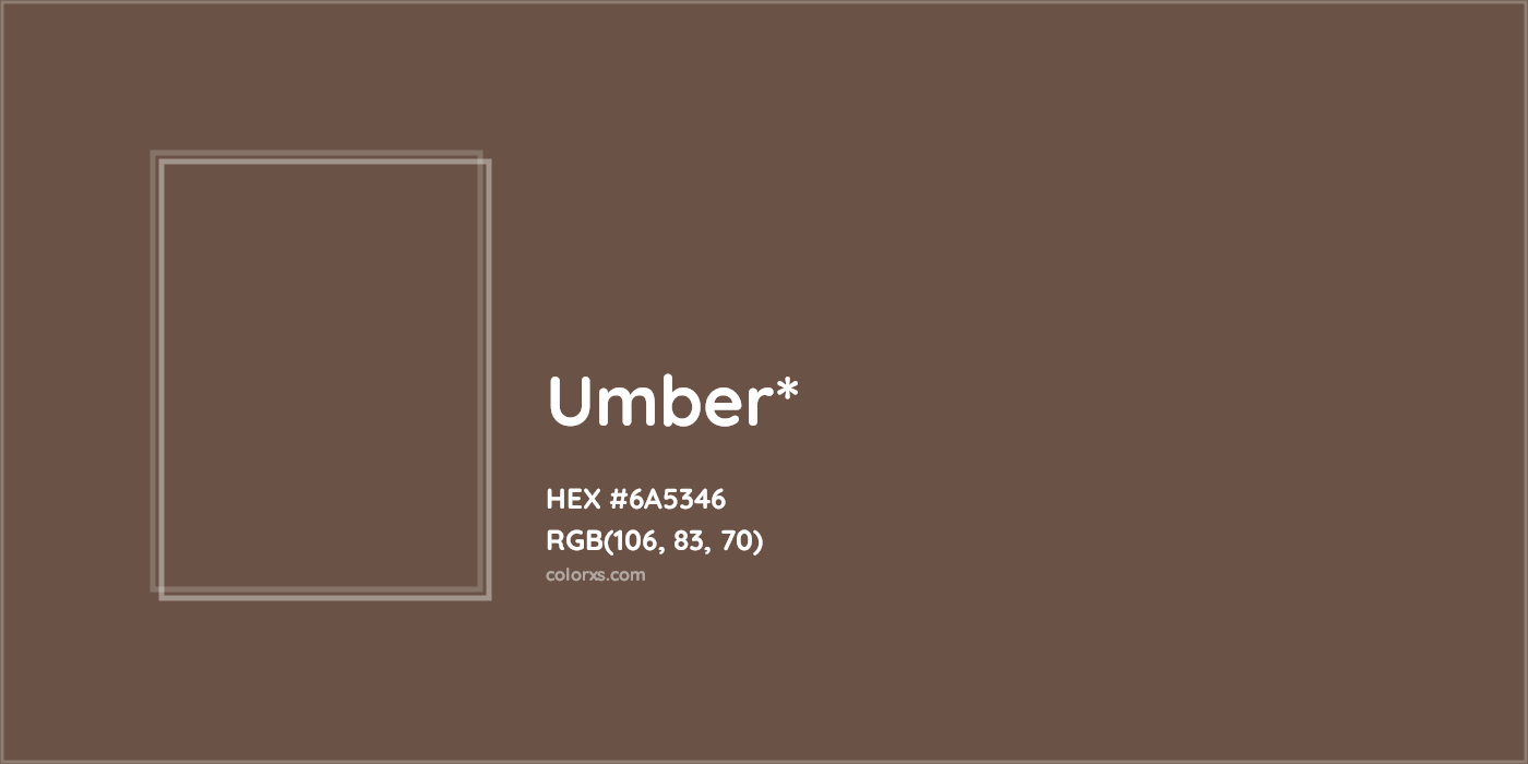 HEX #6A5346 Color Name, Color Code, Palettes, Similar Paints, Images