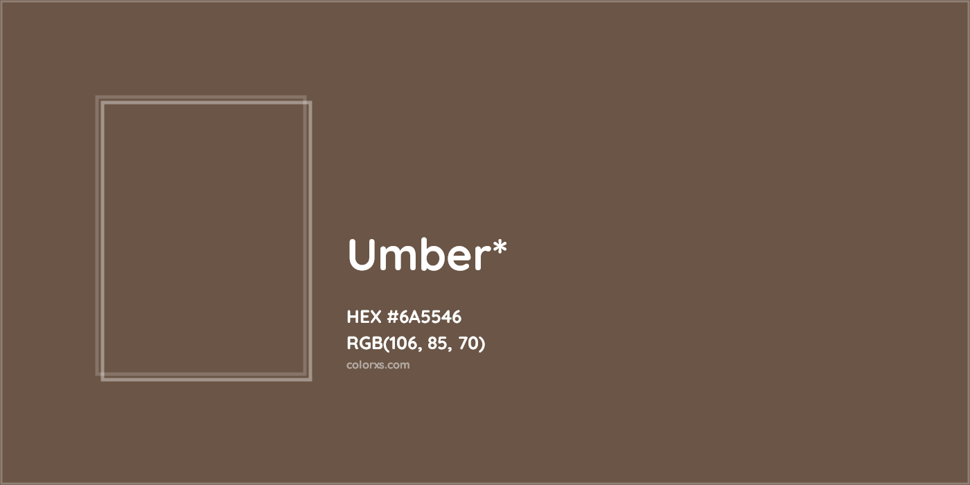 HEX #6A5546 Color Name, Color Code, Palettes, Similar Paints, Images