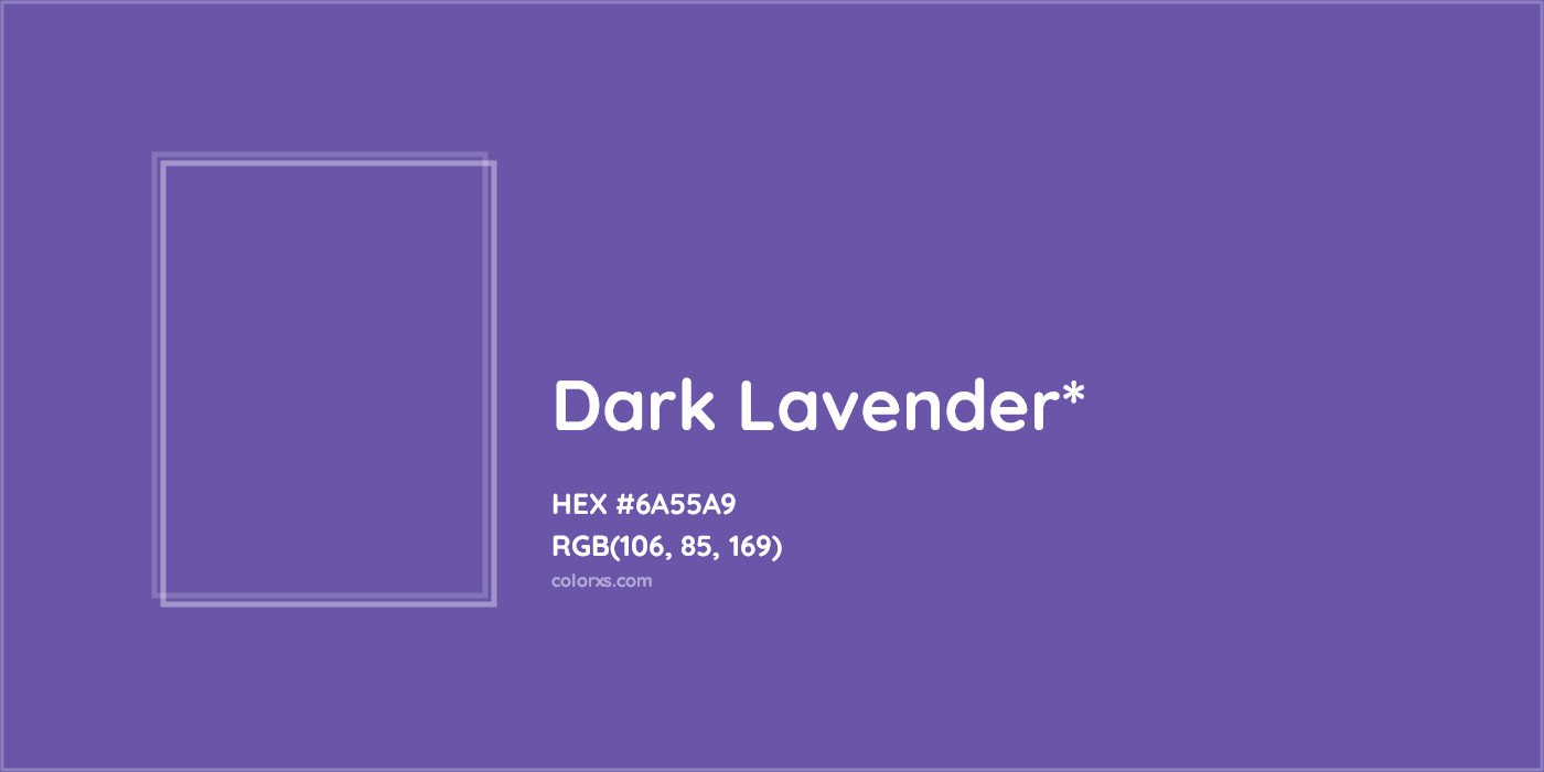 HEX #6A55A9 Color Name, Color Code, Palettes, Similar Paints, Images