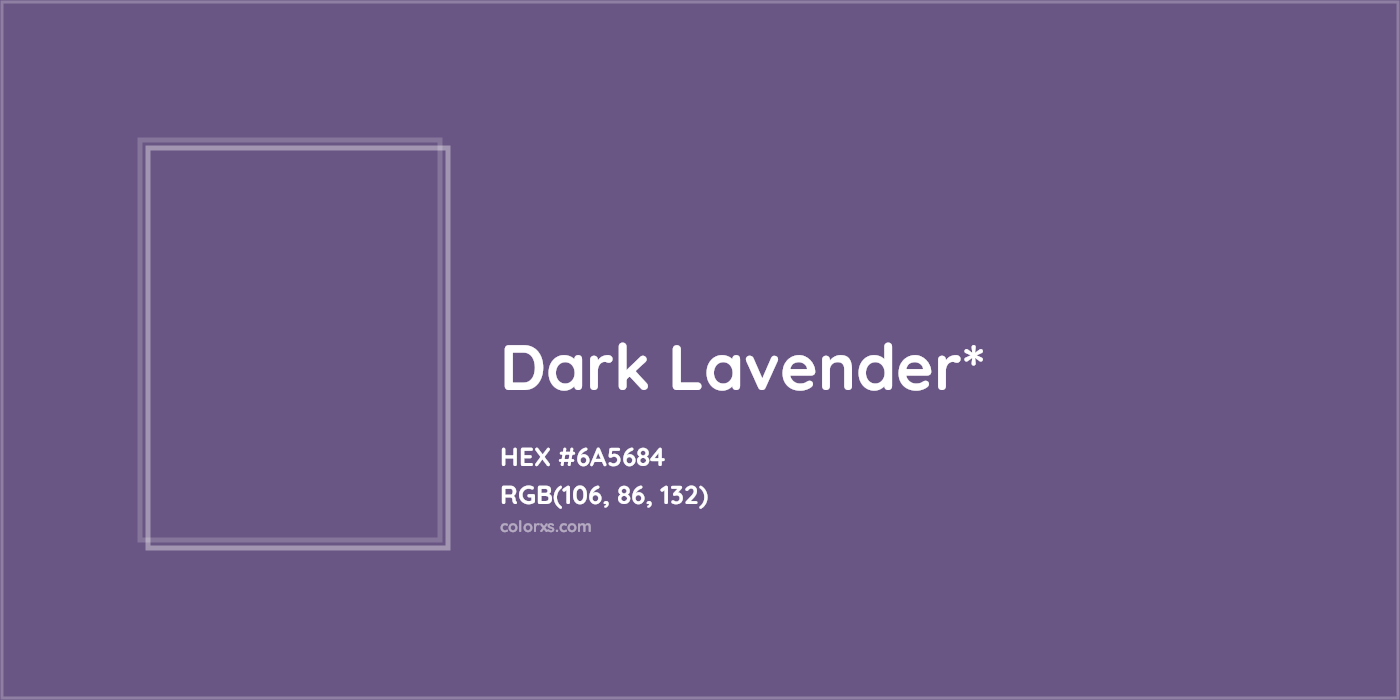 HEX #6A5684 Color Name, Color Code, Palettes, Similar Paints, Images