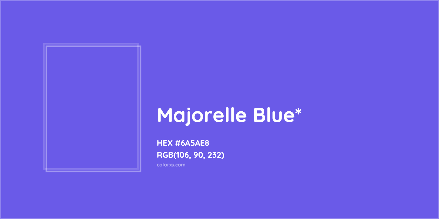 HEX #6A5AE8 Color Name, Color Code, Palettes, Similar Paints, Images