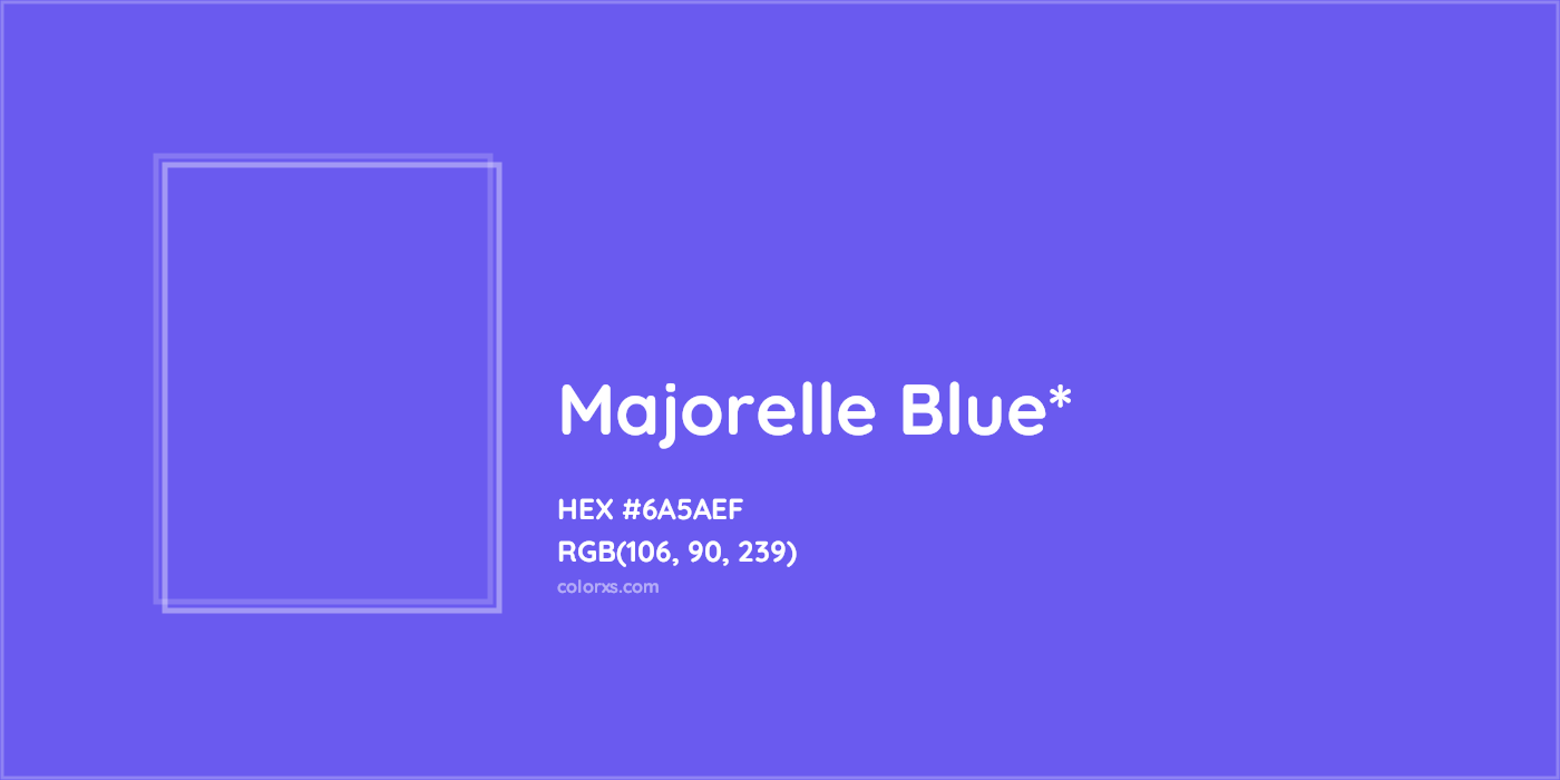 HEX #6A5AEF Color Name, Color Code, Palettes, Similar Paints, Images
