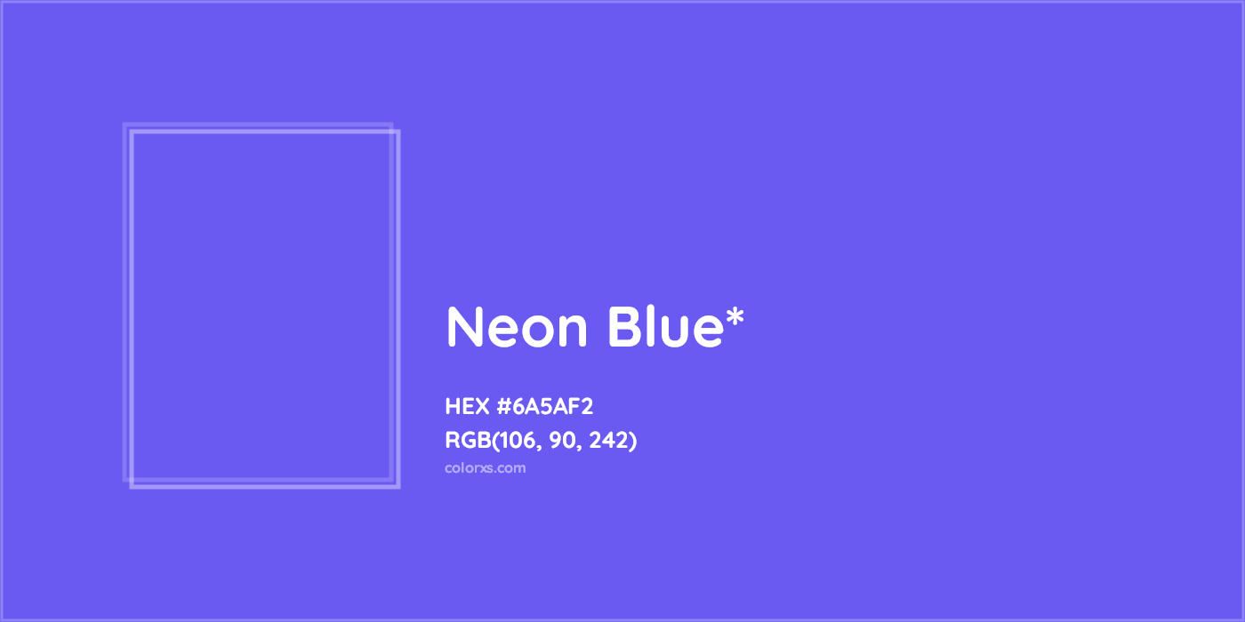 HEX #6A5AF2 Color Name, Color Code, Palettes, Similar Paints, Images