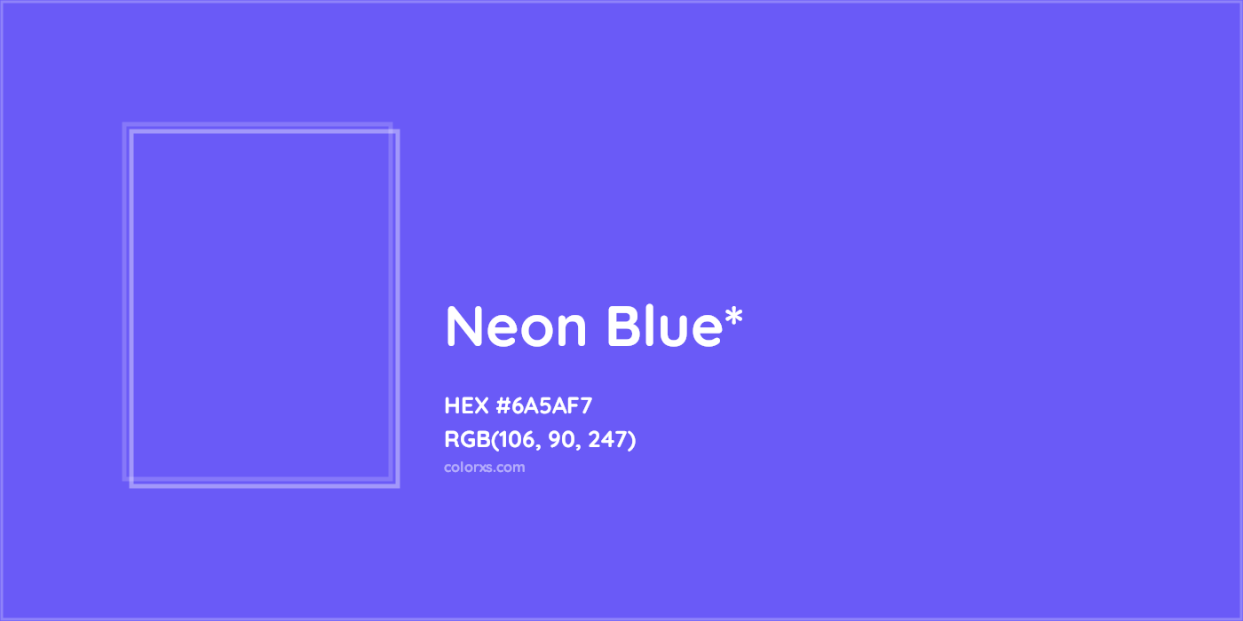 HEX #6A5AF7 Color Name, Color Code, Palettes, Similar Paints, Images