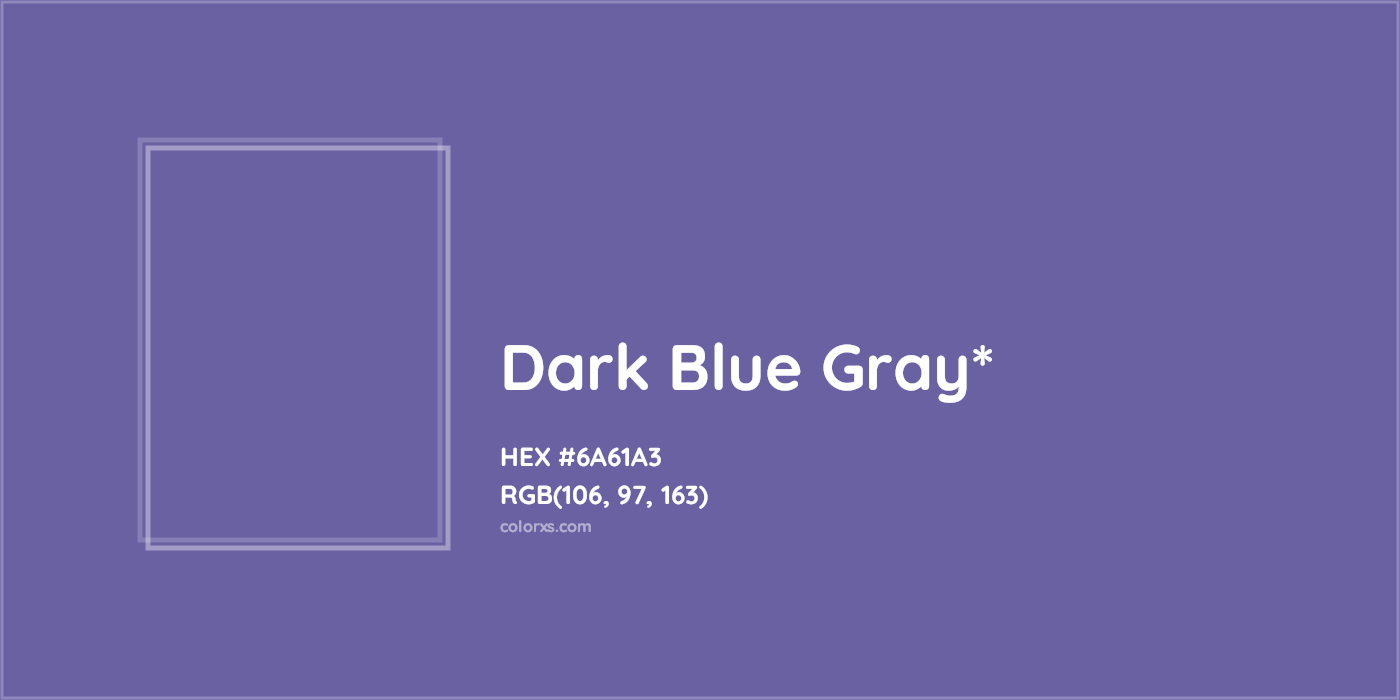 HEX #6A61A3 Color Name, Color Code, Palettes, Similar Paints, Images