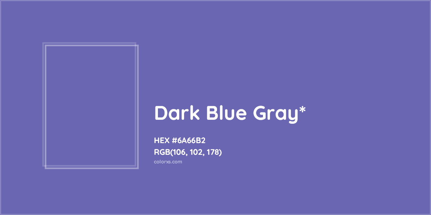 HEX #6A66B2 Color Name, Color Code, Palettes, Similar Paints, Images