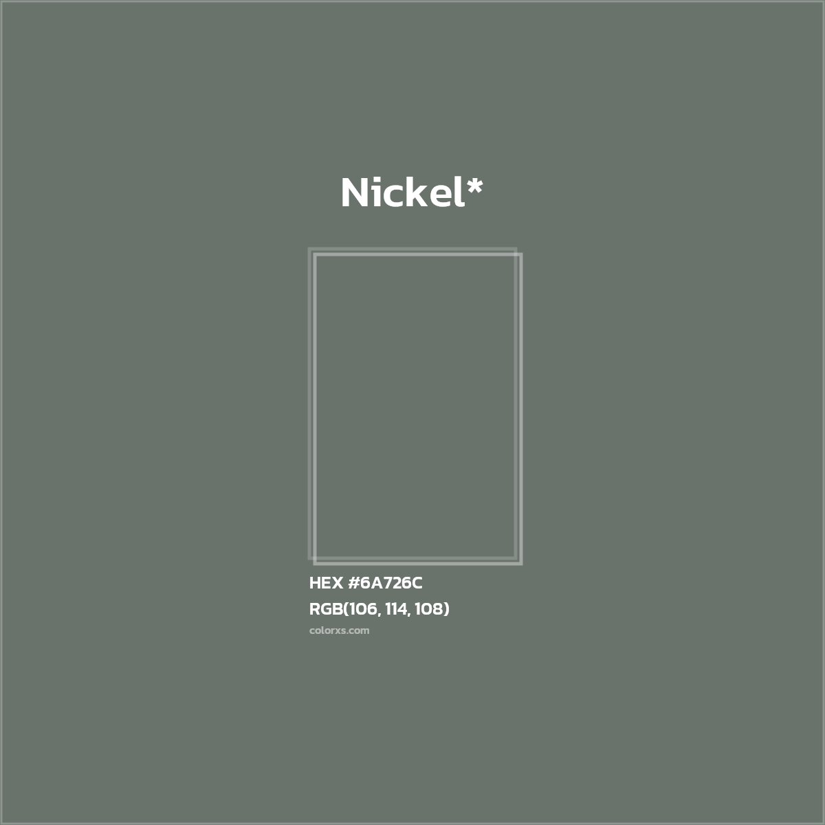 HEX #6A726C Color Name, Color Code, Palettes, Similar Paints, Images