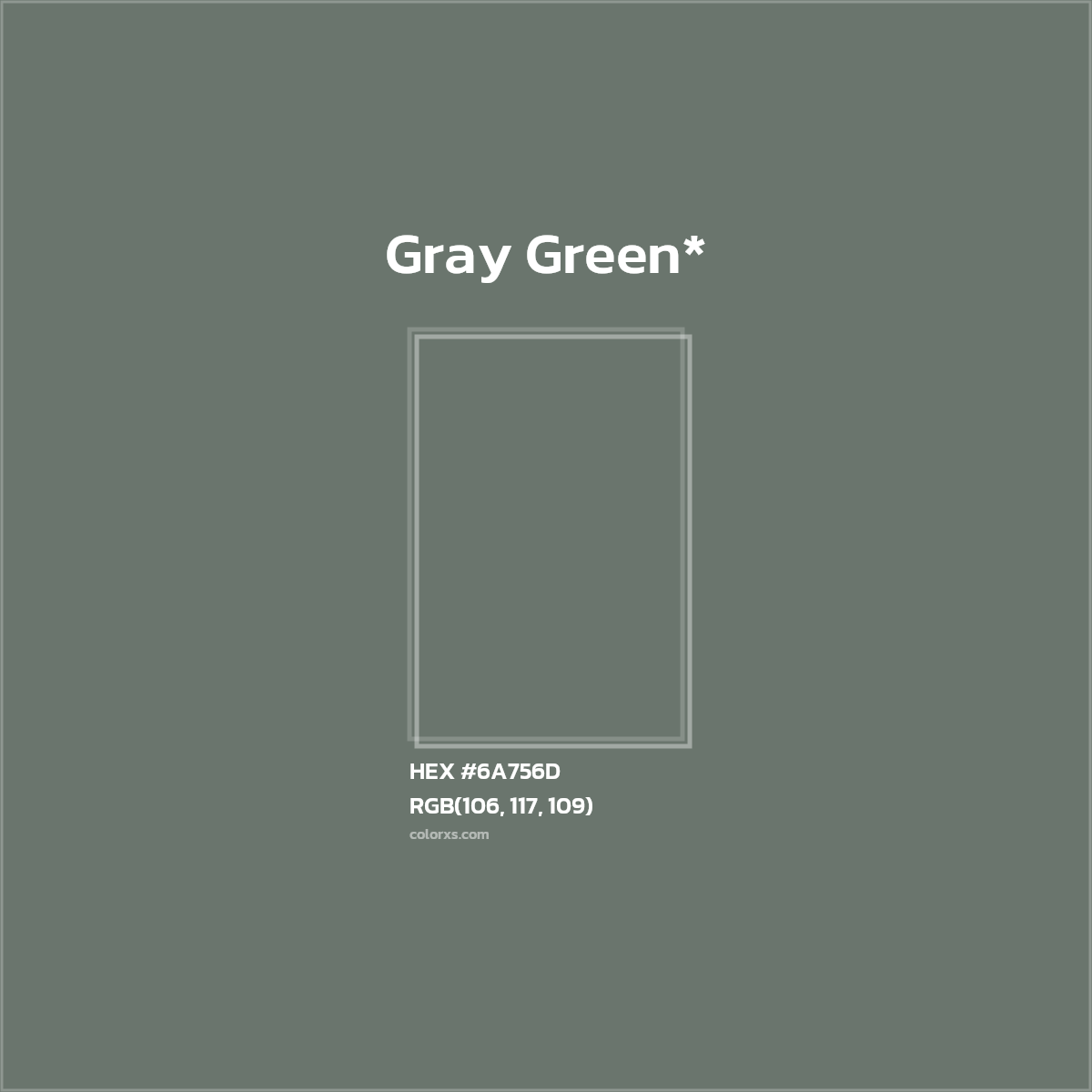 HEX #6A756D Color Name, Color Code, Palettes, Similar Paints, Images