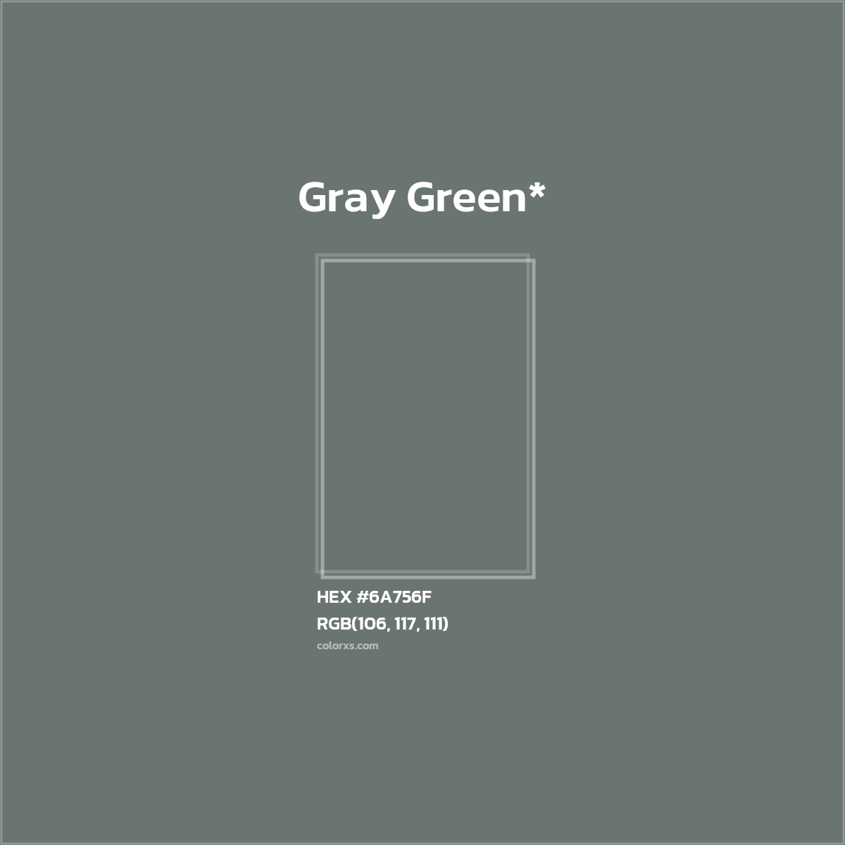 HEX #6A756F Color Name, Color Code, Palettes, Similar Paints, Images