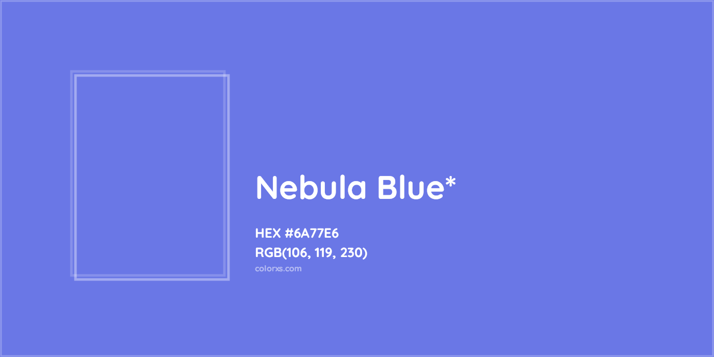 HEX #6A77E6 Color Name, Color Code, Palettes, Similar Paints, Images
