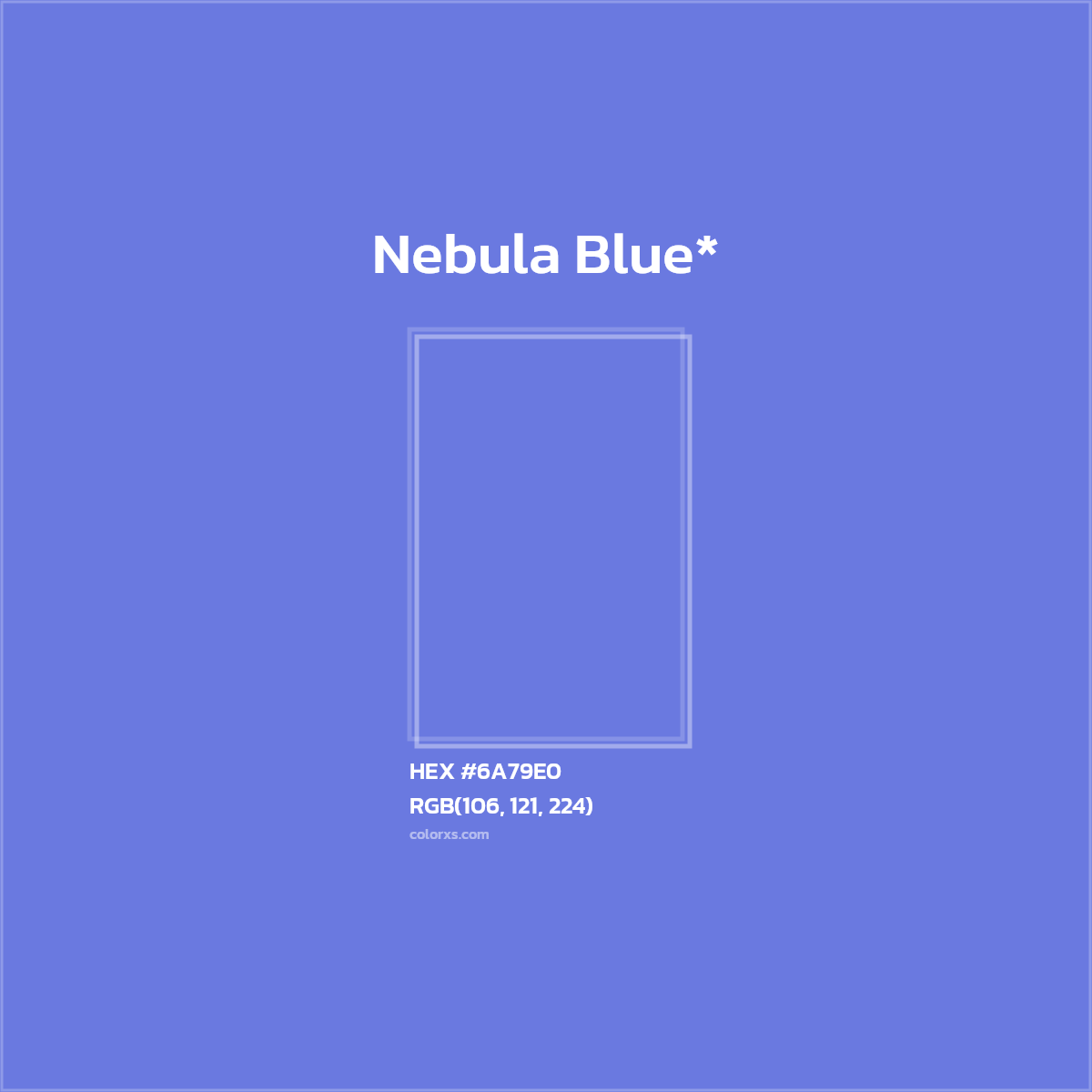 HEX #6A79E0 Color Name, Color Code, Palettes, Similar Paints, Images