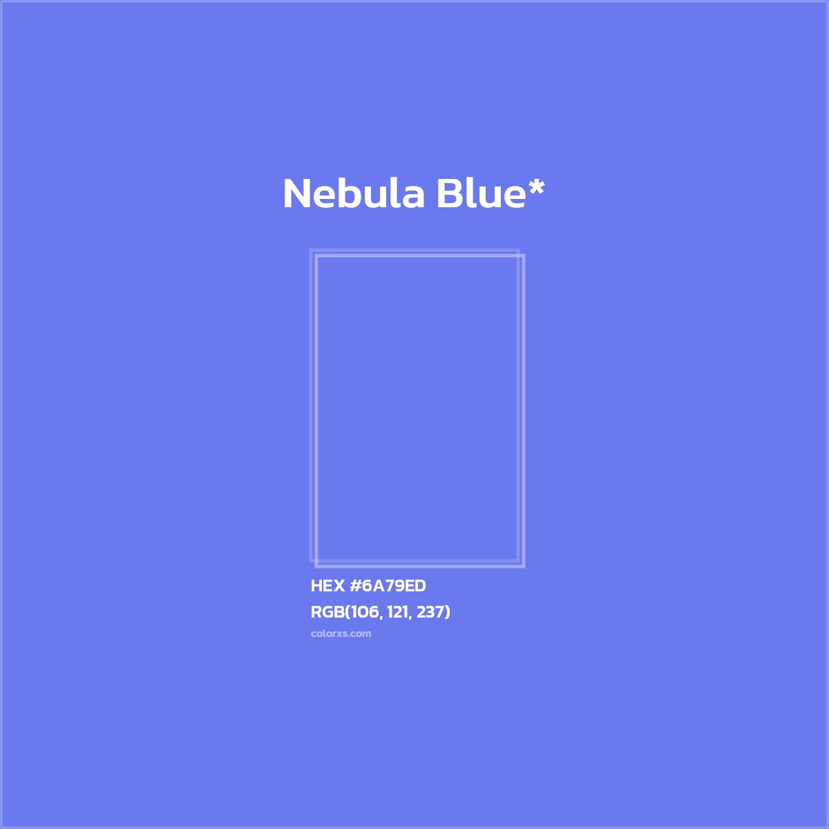 HEX #6A79ED Color Name, Color Code, Palettes, Similar Paints, Images
