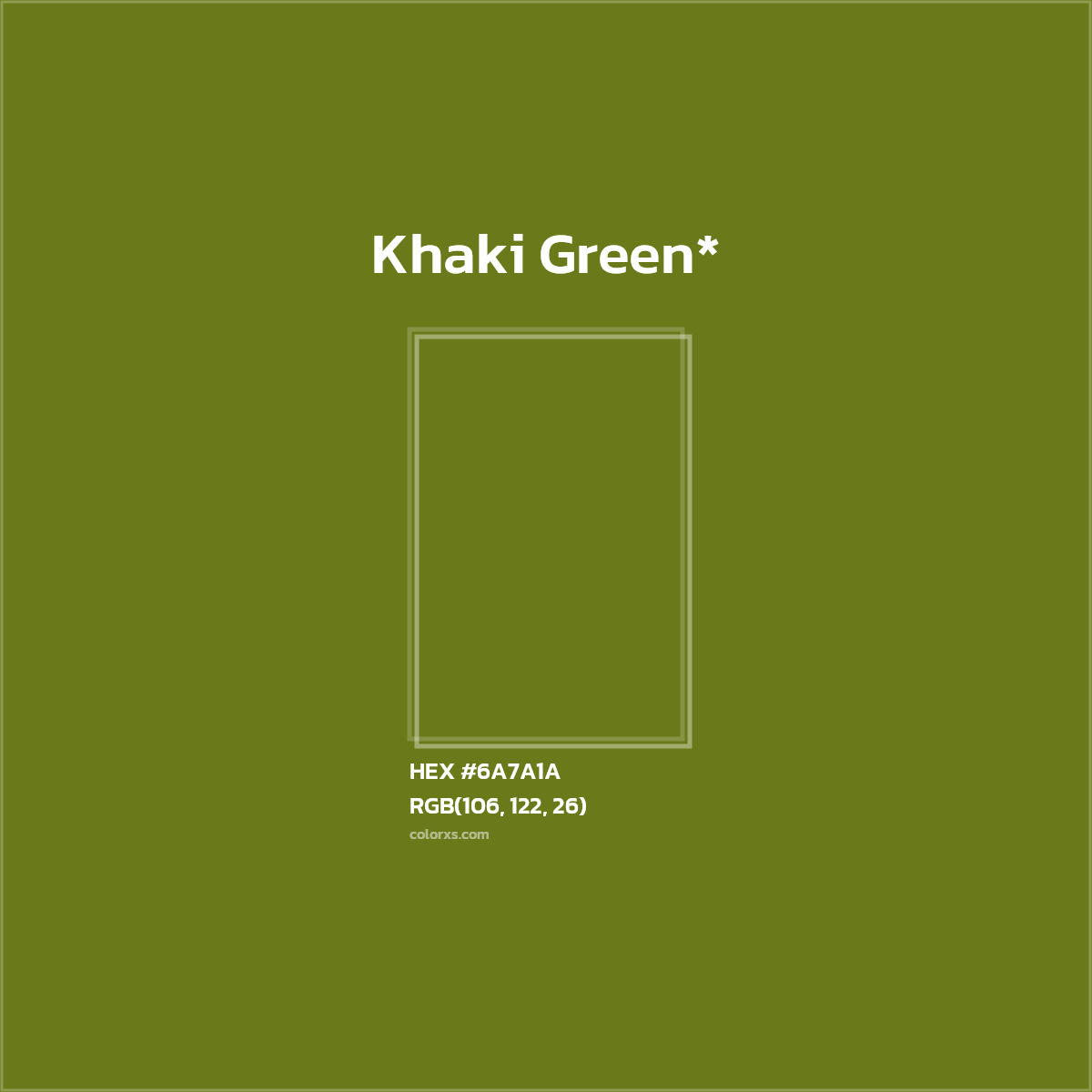 HEX #6A7A1A Color Name, Color Code, Palettes, Similar Paints, Images