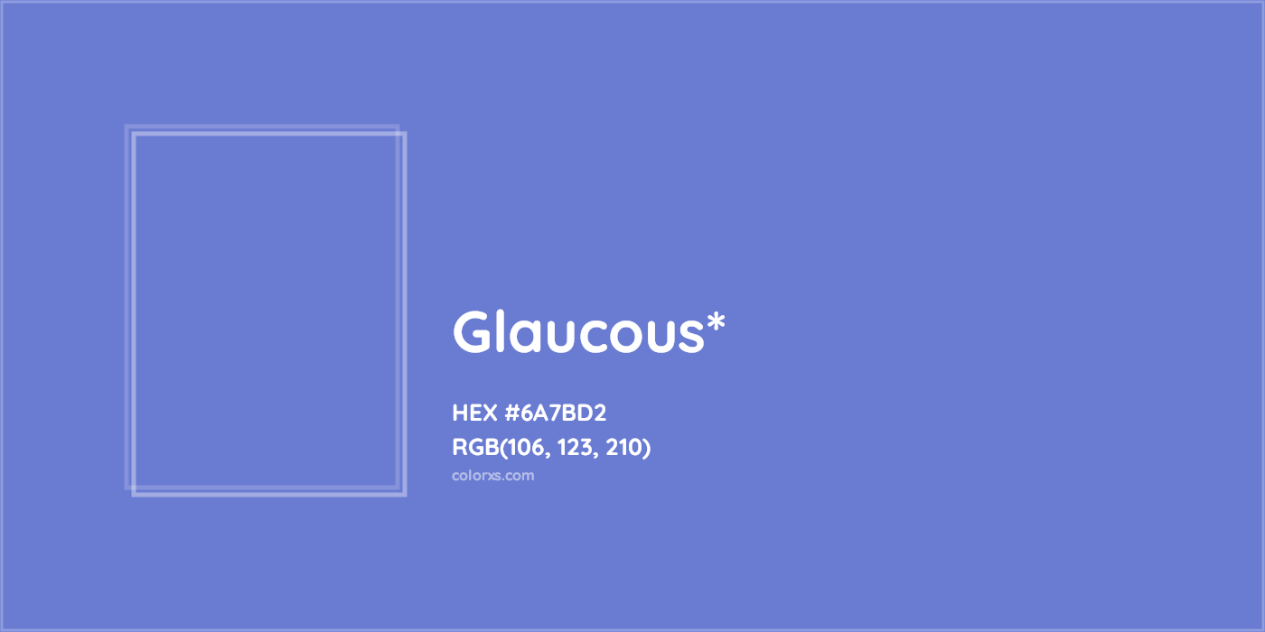 HEX #6A7BD2 Color Name, Color Code, Palettes, Similar Paints, Images