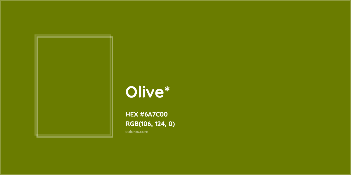 HEX #6A7C00 Color Name, Color Code, Palettes, Similar Paints, Images