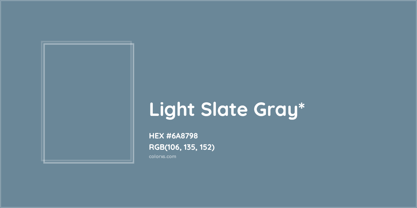 HEX #6A8798 Color Name, Color Code, Palettes, Similar Paints, Images
