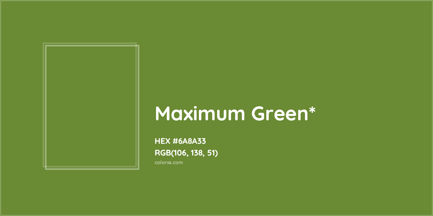 HEX #6A8A33 Color Name, Color Code, Palettes, Similar Paints, Images