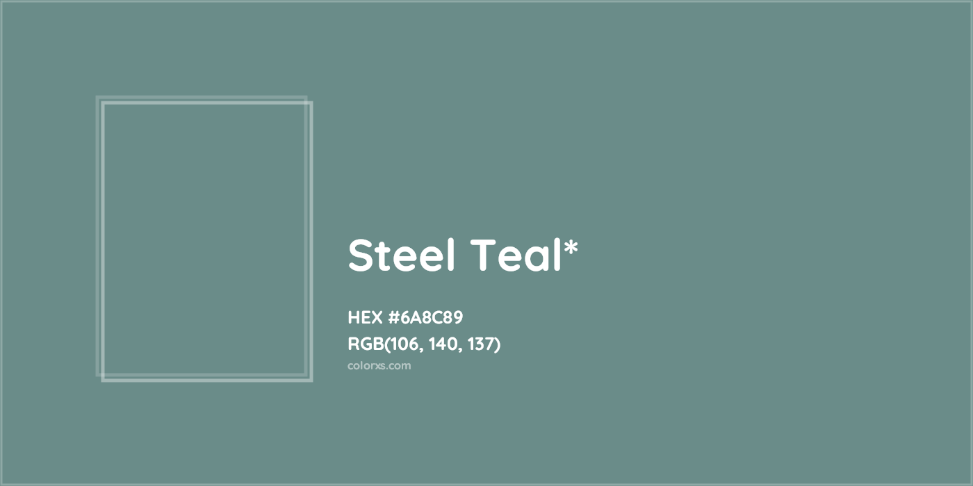 HEX #6A8C89 Color Name, Color Code, Palettes, Similar Paints, Images
