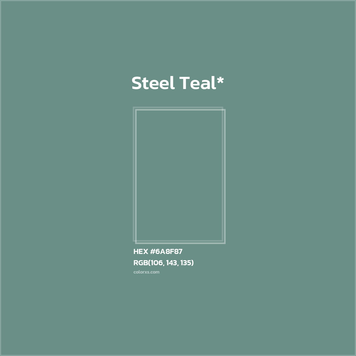HEX #6A8F87 Color Name, Color Code, Palettes, Similar Paints, Images