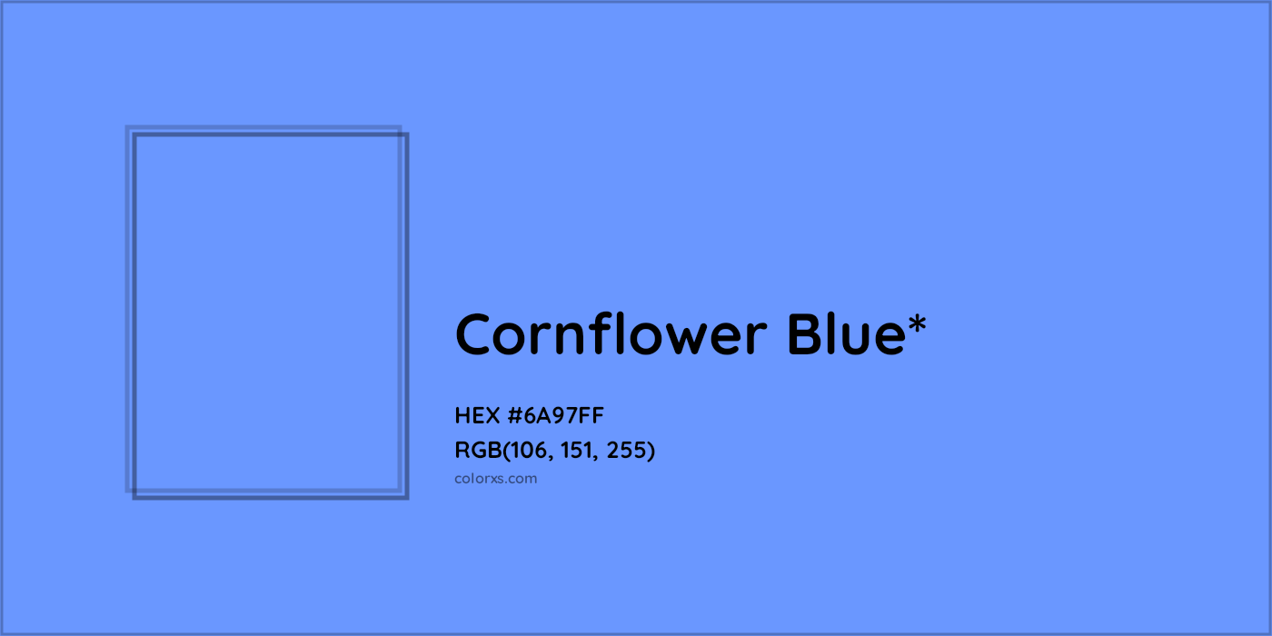 HEX #6A97FF Color Name, Color Code, Palettes, Similar Paints, Images