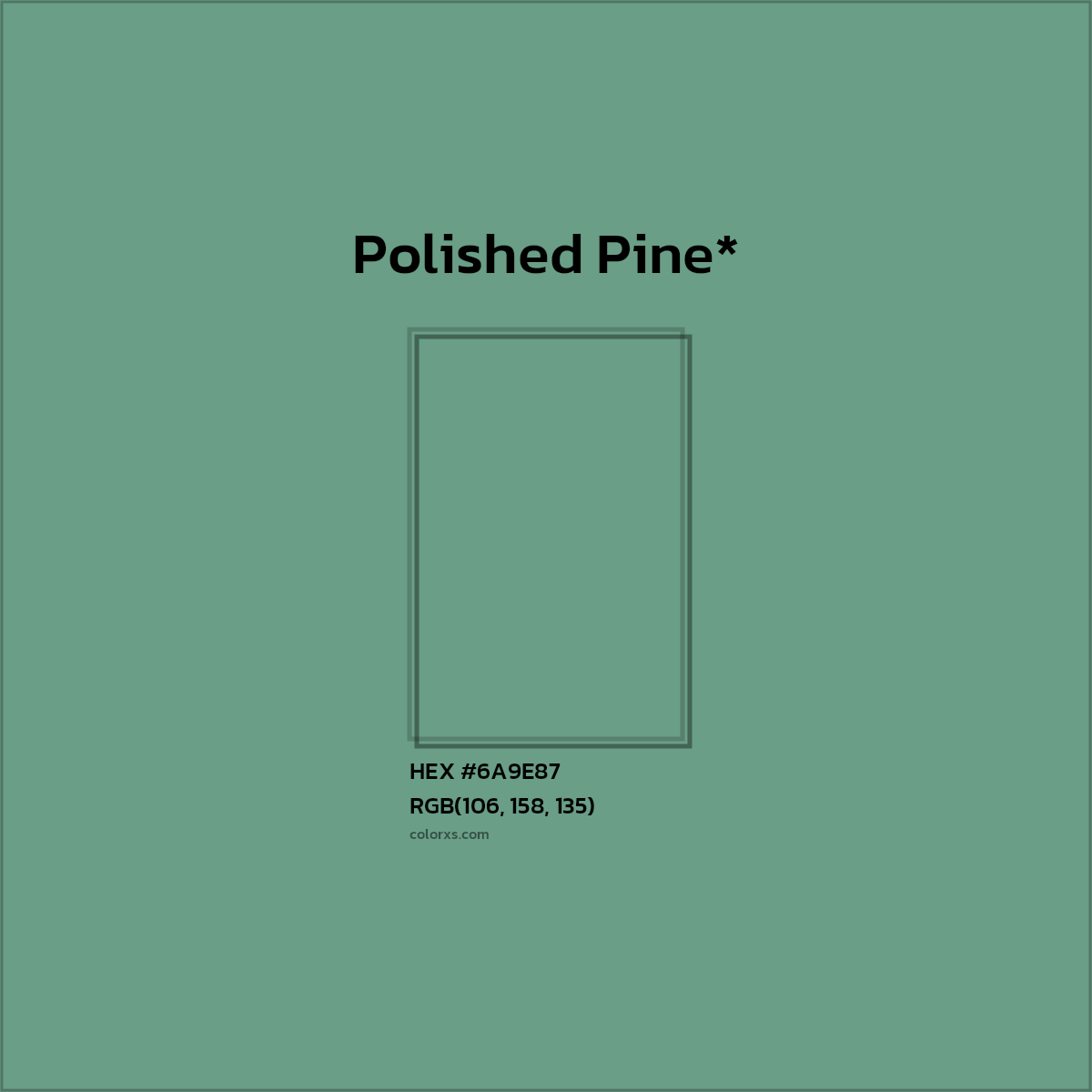HEX #6A9E87 Color Name, Color Code, Palettes, Similar Paints, Images